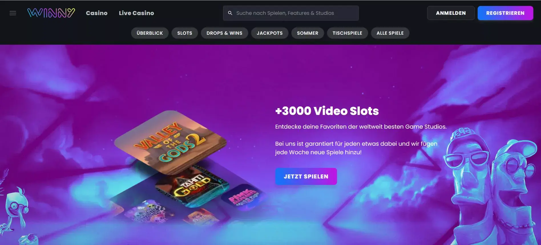 Winny Casino Nederland – De Officiële Website van Winny Online 2026 image 2